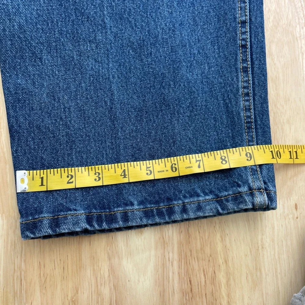 Levis 550 Relaxed Fit‎ Tapered Leg Jeans Mens 50x32 Medium Wash Blue